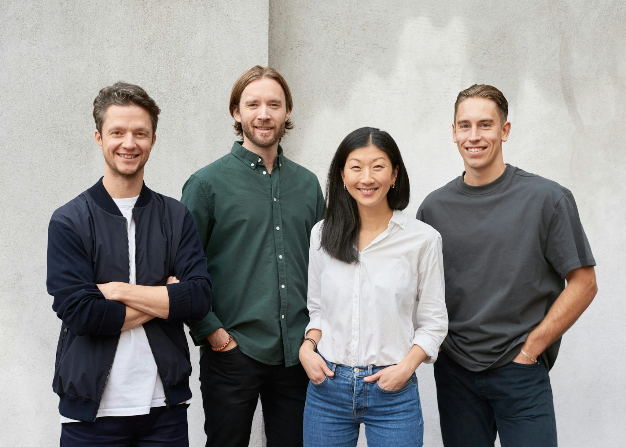 The founding partners of TOTO. From the left: Saulius, Adrian, Mille and Haakon. Photo by Simen Øvergaard