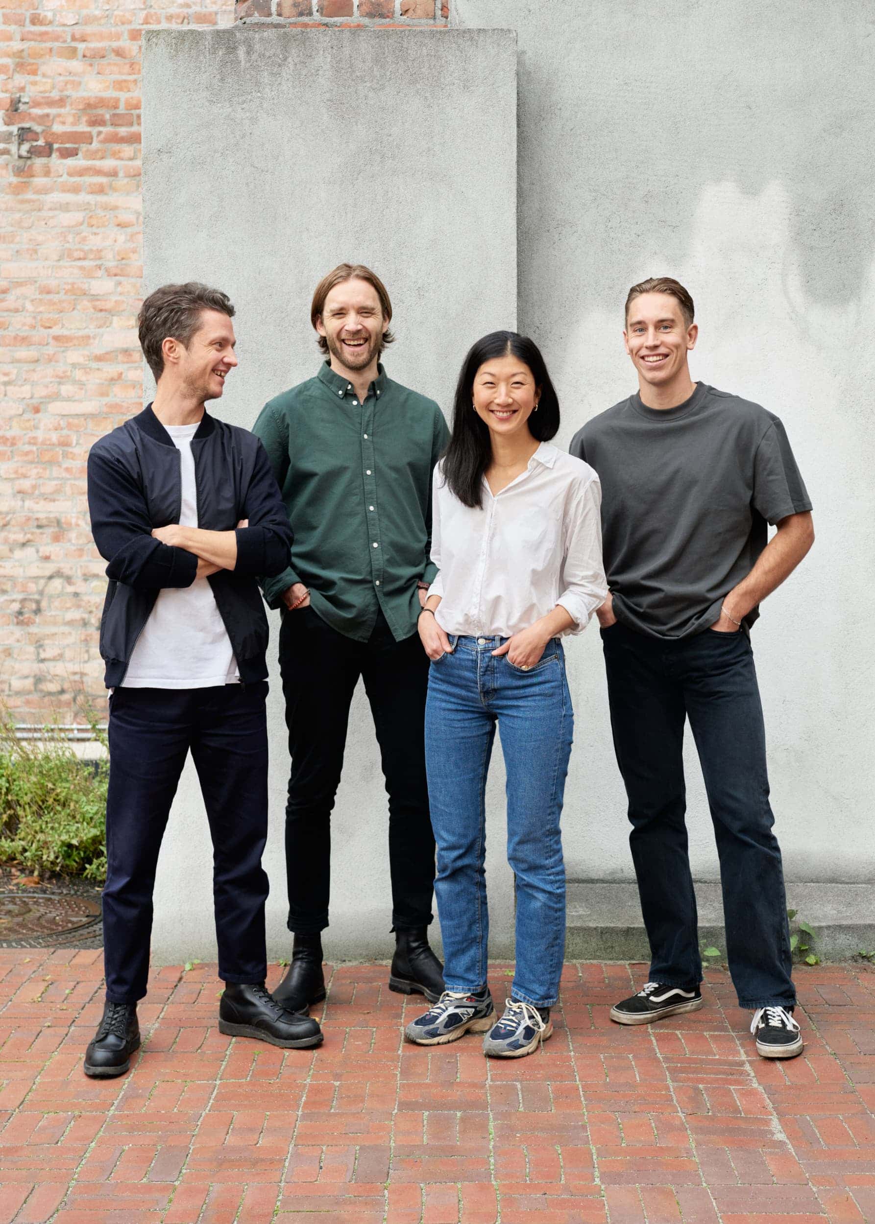 The founding partners of TOTO. From the left: Saulius, Adrian, Mille and Haakon. Photo by Simen Øvergaard